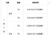 2026年7月日语能力考试JLPT报名时间3月11日