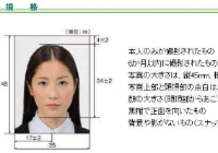 简述申请日本留学照片要求