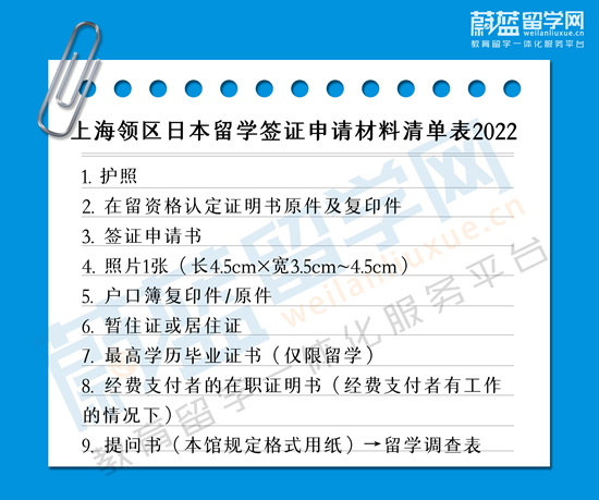上海领区日本留学签证申请材料清单表2022.png