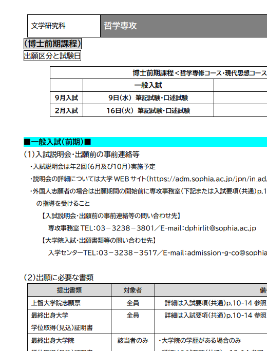 上智大学哲学修士考试募集要项2027年.png